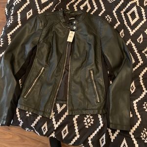 NWT Express leather jacket